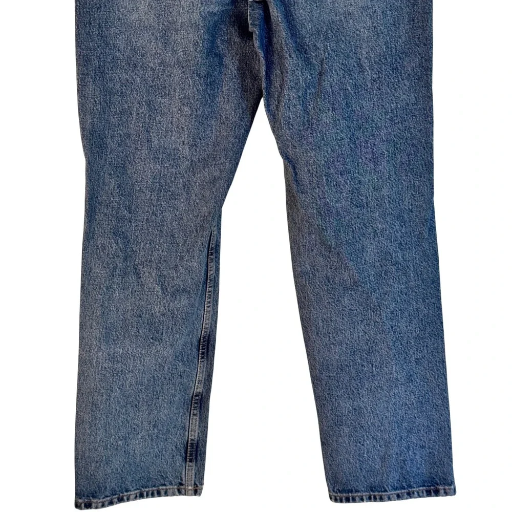 Topshop High‎ Waist Distressed Straight Leg Jeans W28 L30